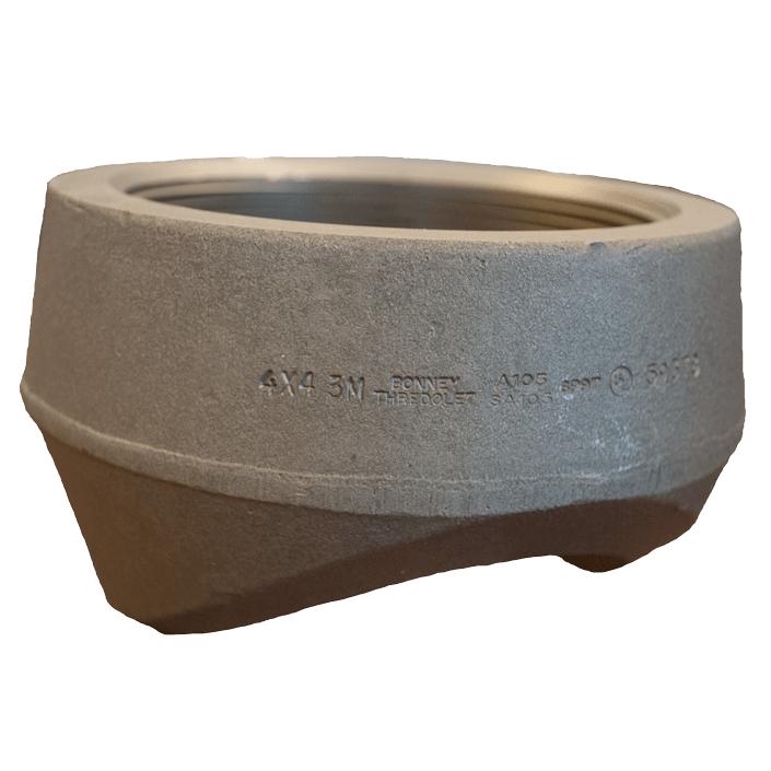 Class 3000 NPT Thredolet threaded branch fitting