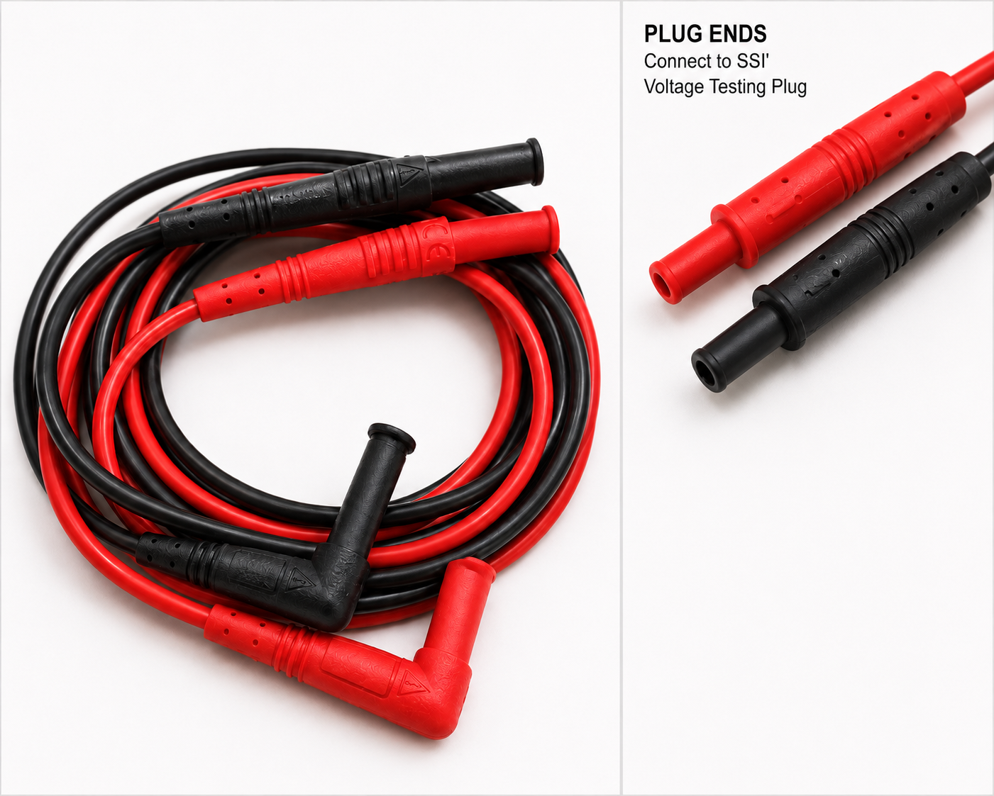 60 inch silicone multimeter test leads
