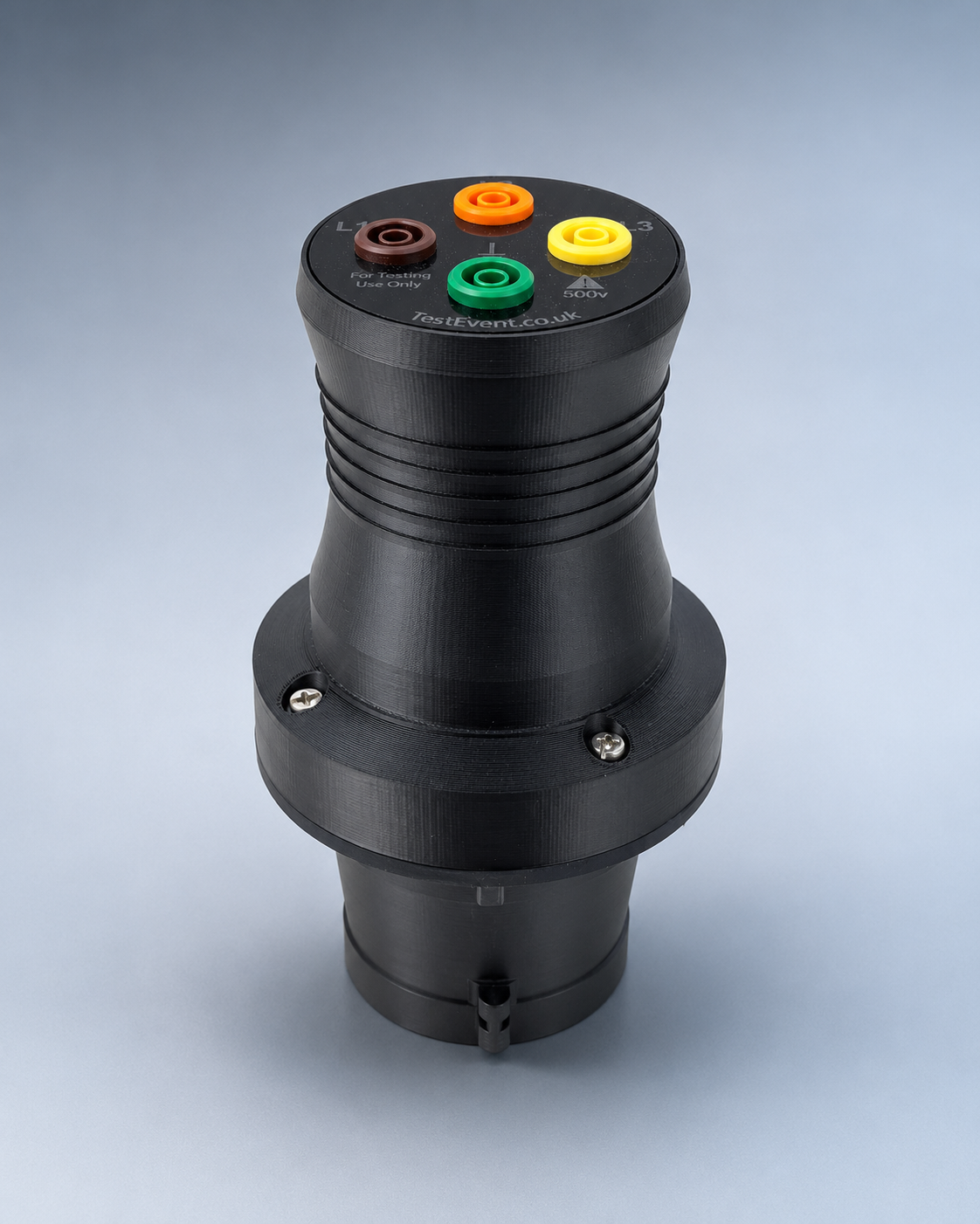 Red 480V 3 phase voltage testing plug